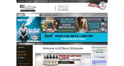Desktop Screenshot of ecblendwholesale.com