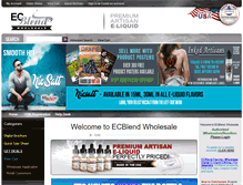 Tablet Screenshot of ecblendwholesale.com